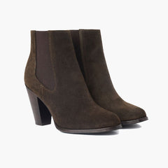 S Avenue | Dark Olive Suede