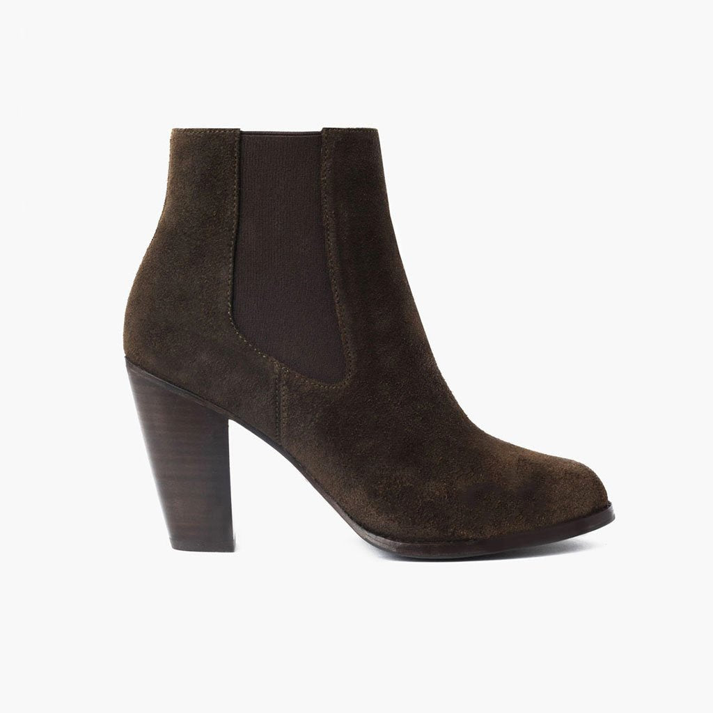 S Avenue | Dark Olive Suede