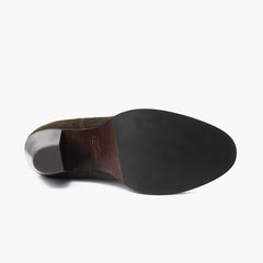 S Avenue | Dark Olive Suede