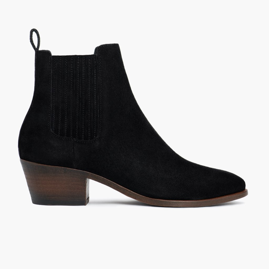 S Dreamer Bootie | Black Suede