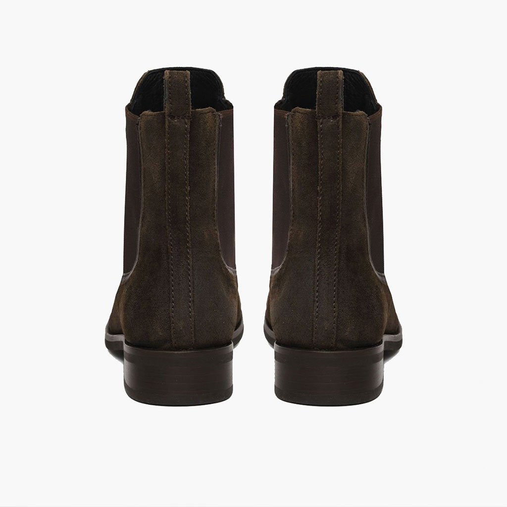 S Duchess | Dark Olive Suede