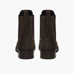 S Duchess | Dark Olive Suede