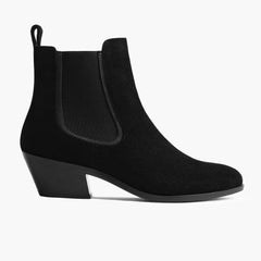 S Duchess Bootie | Black Suede