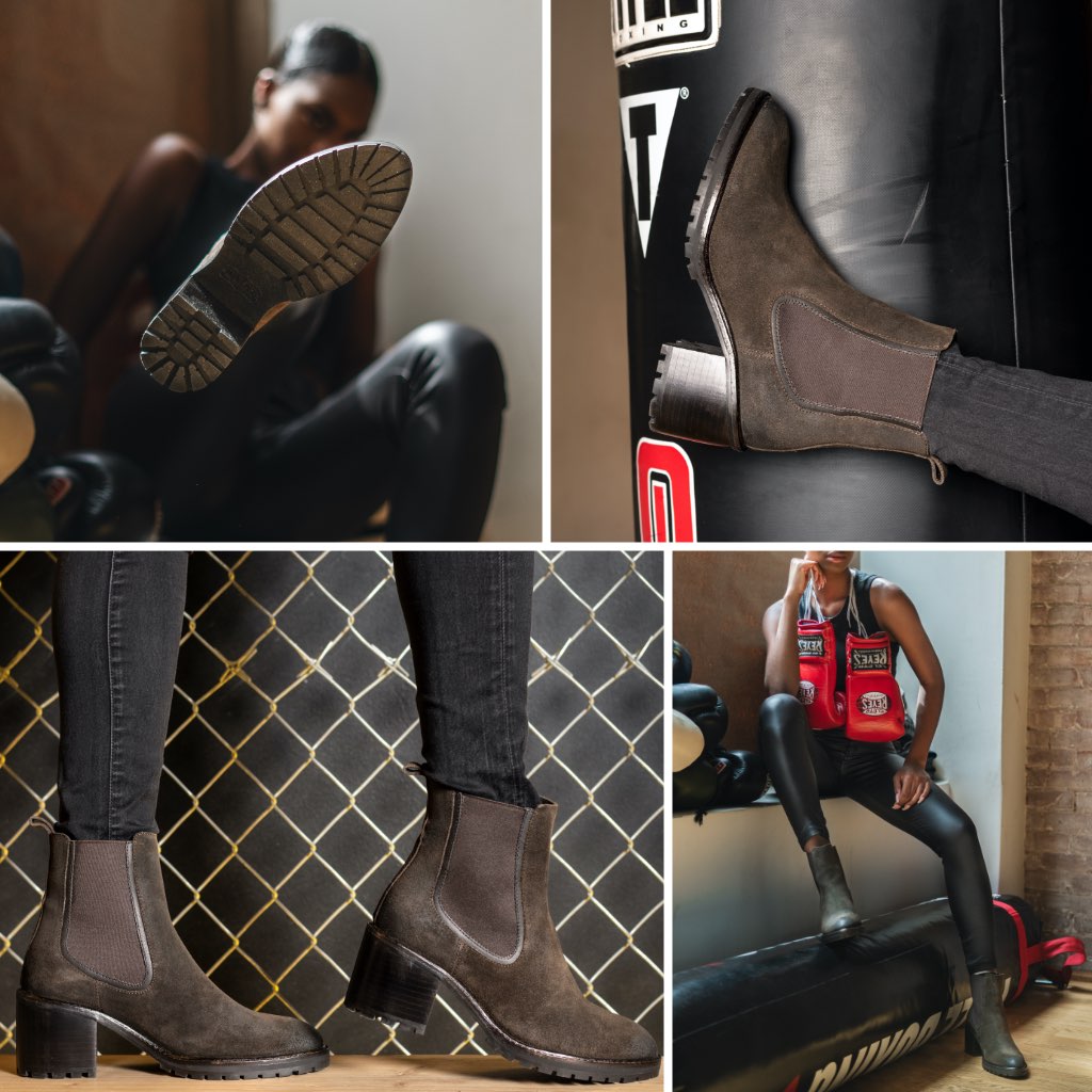 S Knockout | Dark Olive Suede