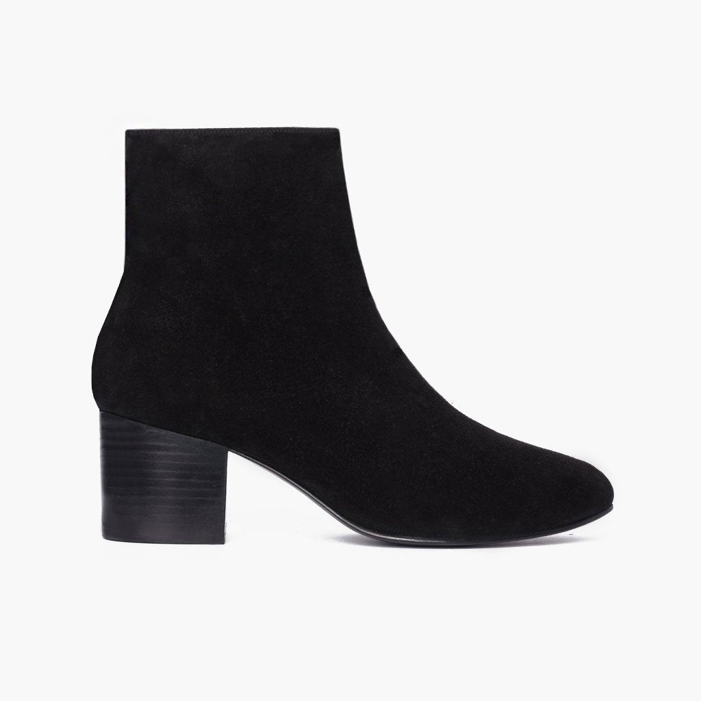S Paloma | Black Suede