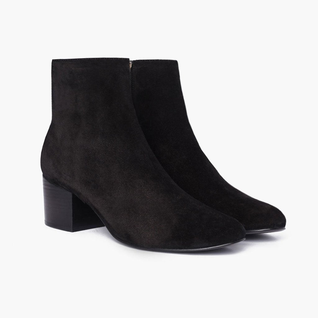 S Paloma | Black Suede