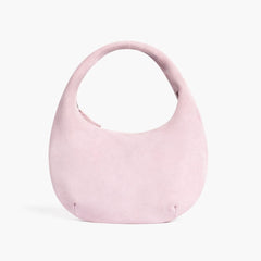 Mini Crescent | Pink Suede