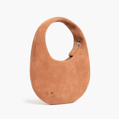 Mini Crescent | Tan Suede