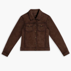 Suede Western Jacket | Brown