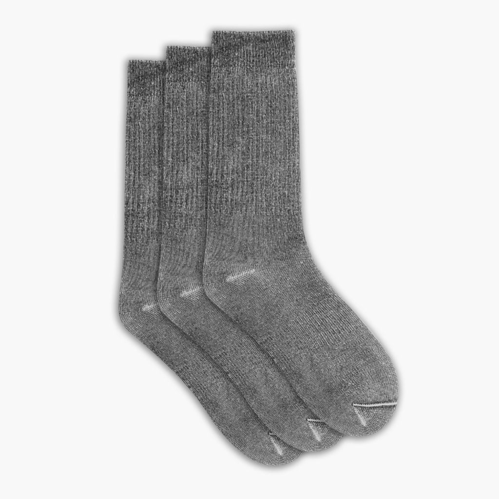 Men's Wool Cabin Sock | Black 3-Pack