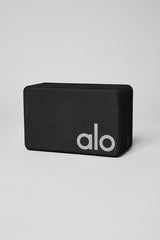 Uplifting Yoga Block - Black/Silver