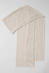 Cashmere Light Frosted Scarf - Winter Latte/Ivory
