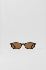 ALO Skinny Oval Sunglasses - Tortoise