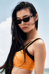 ALO Skinny Oval Sunglasses - Tortoise