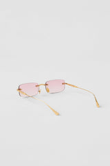 ALO Wire Sunglasses - Gold/Pink Gradient