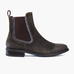 S Duchess | Dark Olive Suede