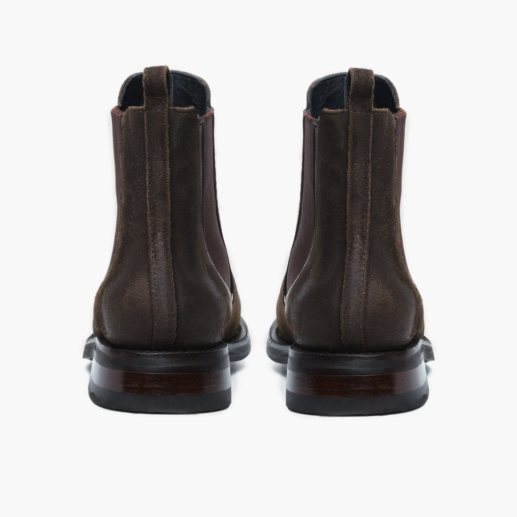 S Duke | Dark Olive Suede