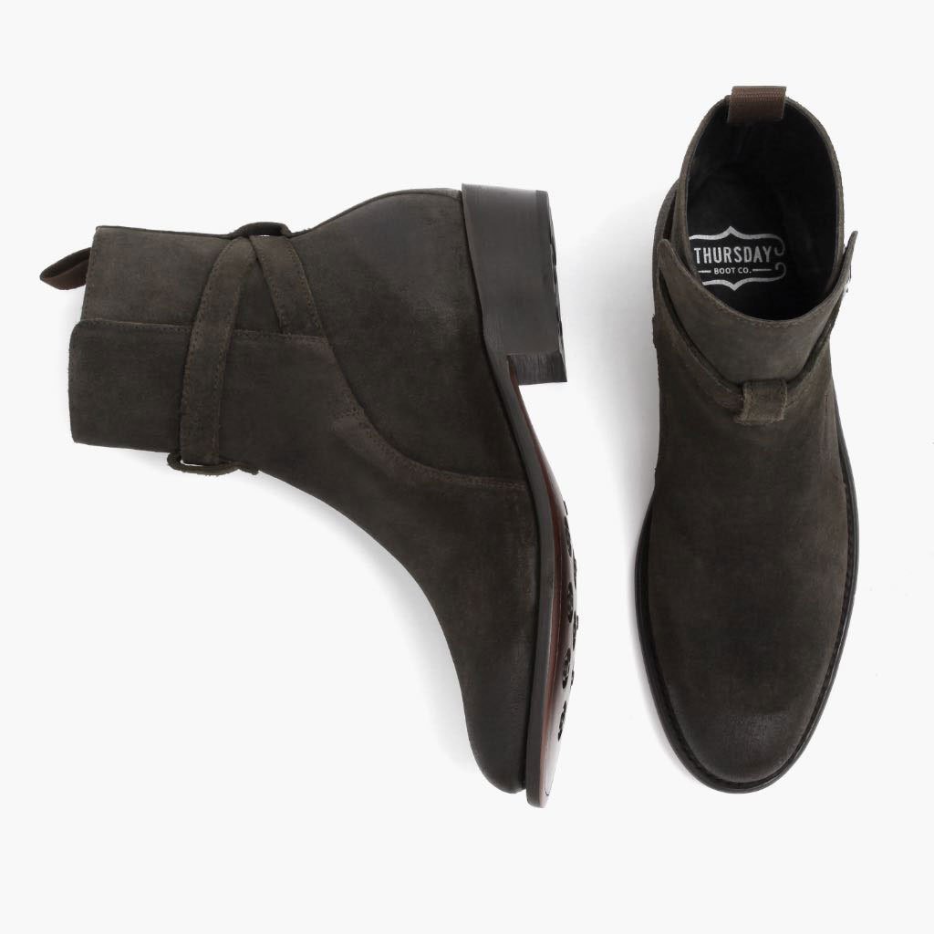 S Rogue | Dark Olive Suede