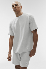 Double Take Short Sleeve - White Heather