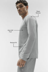 Conquer Reform Crewneck Long Sleeve - Athletic Heather Grey