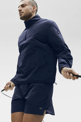 Light Weight Takeaway Track Pullover - Navy