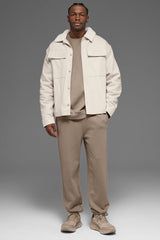 Canvas Utility Shacket - Bone