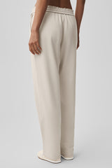 Double Take Straight Leg Pant - Bone