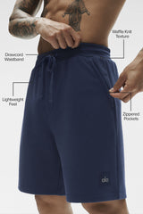 7" Waffle Lounge Short - Navy