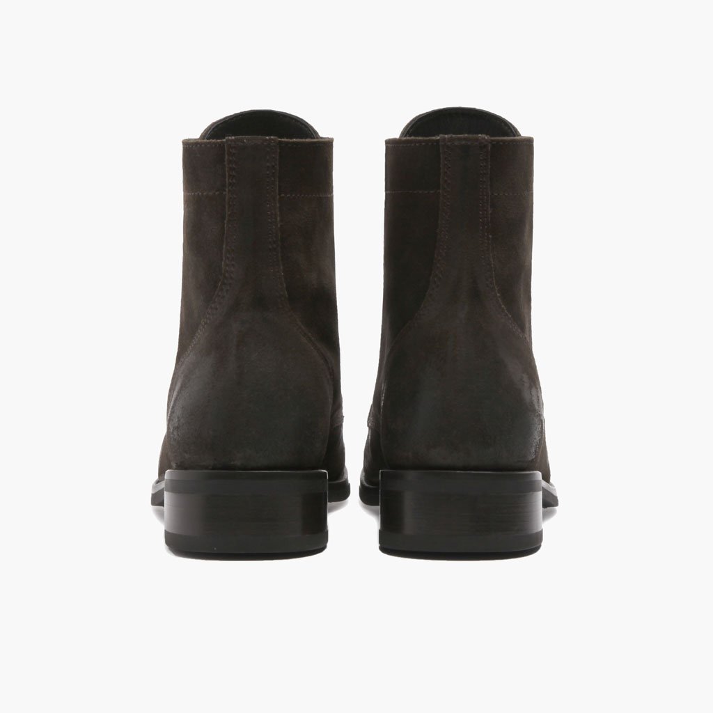 S President | Dark Olive Suede