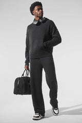 Wool Cashmere New Class Hoodie - Black