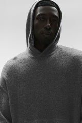 Wool Cashmere New Class Hoodie - Platinum Grey