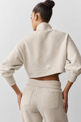 Cropped Serenity Coverup - Oatmeal Heather