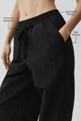 Ripstop Electric Straight Leg Pant - Black