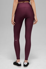 High-Waist Airlift Legging - Burgundy