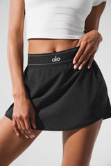 Match Point Tennis Skirt - Black