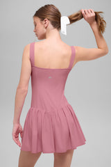 Alosoft Break Point Tennis Dress - Pink Wild Rose