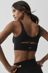 Slit Bra - Black