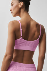 Pointelle Sweater Be Mine Bra - Candy Heart Pink