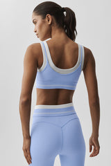 Airbrush Better Together Bra - Light Provence Blue/White